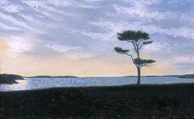 Inspired by World's End, Hingham, MA. Original is sold.